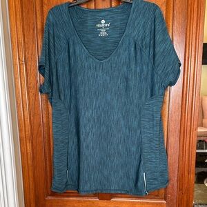 Velocity Women's Deep Teal Short Sleeve Top